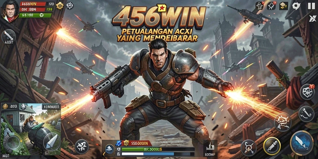 Tampilan gameplay 456WIN yang mendebarkan dan penuh aksi.