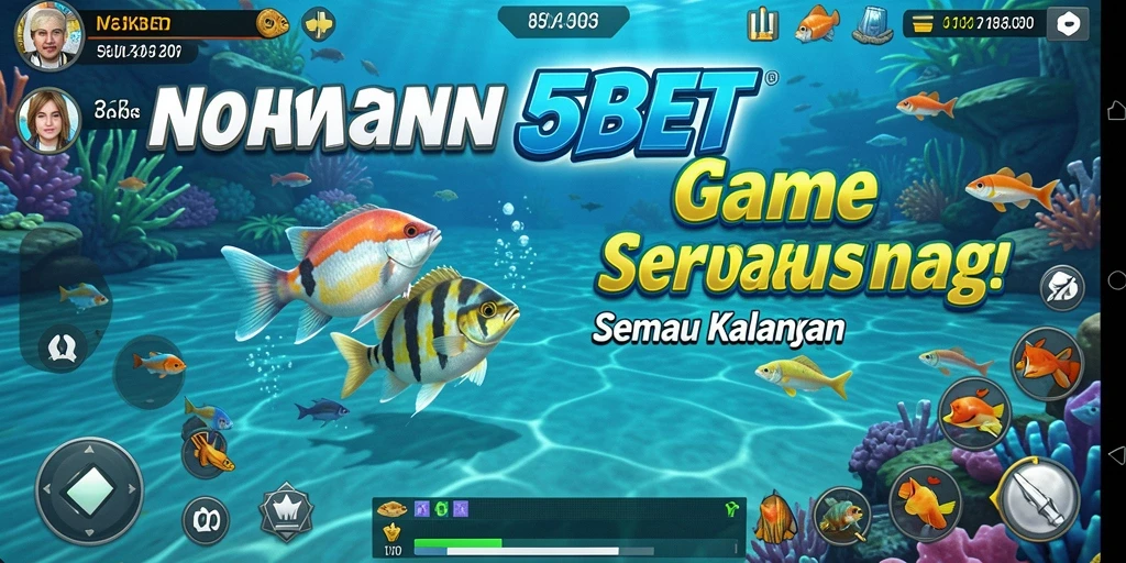 Tangkapan screenshot gameplay <strong>55KBET</strong> menampilkan aksi memancing yang mendebarkan.