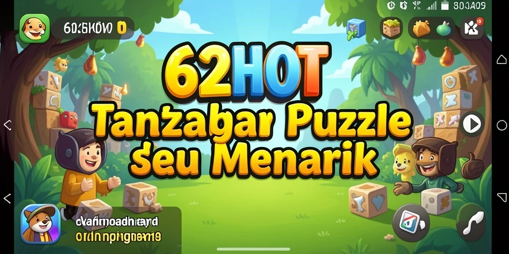 Tampilan gameplay puzzle yang mengasah otak dan menarik.