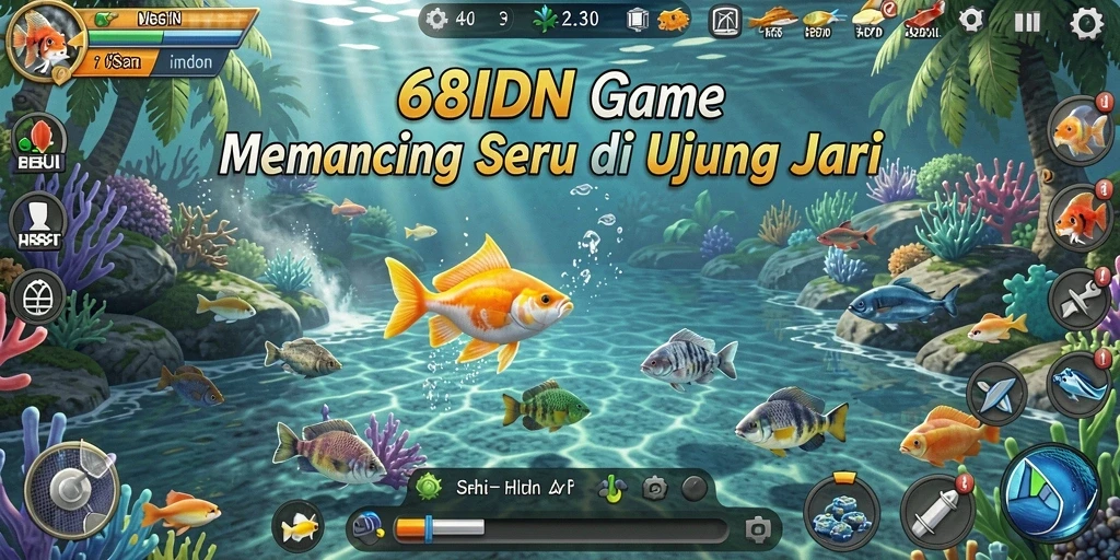 Tangkapan ikan besar dalam gameplay 68IDN yang menarik.