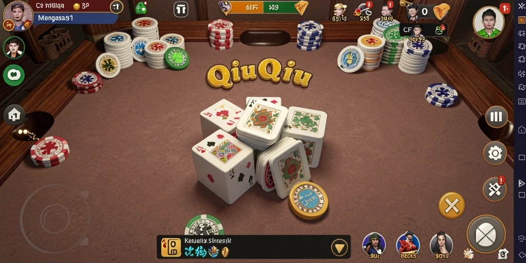 Gameplay QiuQiu yang seru dan mendebarkan di 6CF.
