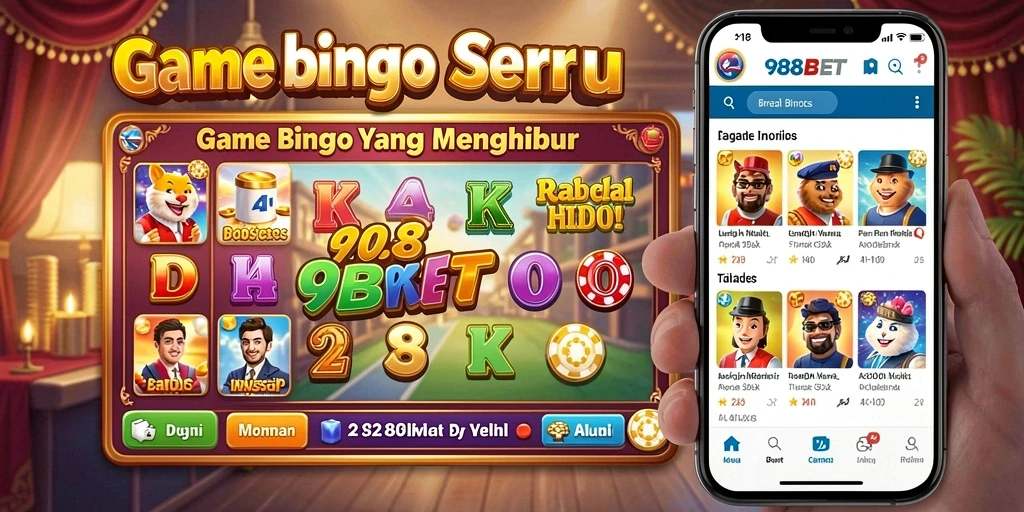 Tampilan gameplay seru di 988BET dengan berbagai tema Bingo.