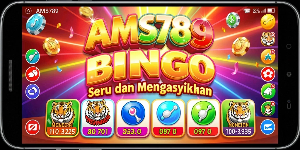Tampilan screenshot AMS789 dengan gameplay Bingo yang mengasyikkan.