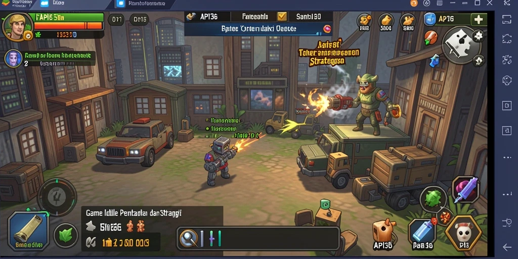 Tampilan gameplay API36 yang menarik dan menenangkan.