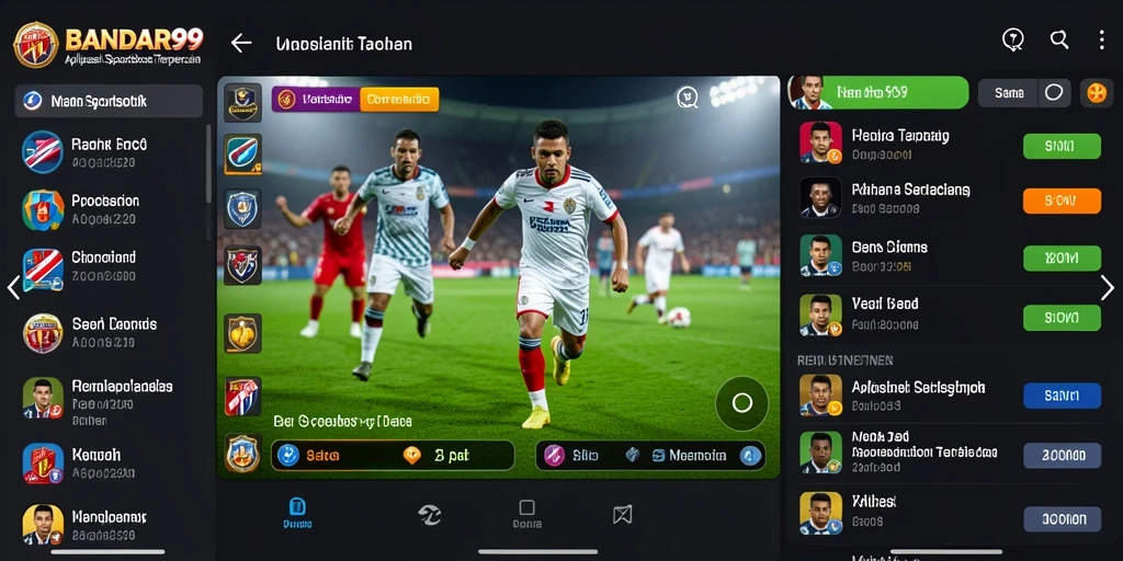 Tangkapan layar utama BANDAR99 menampilkan antarmuka taruhan yang menarik.