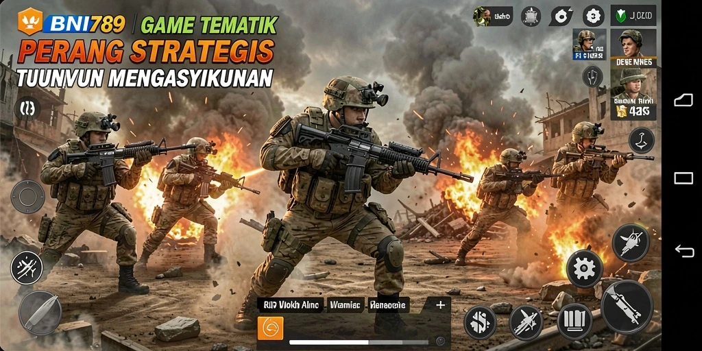 Tangkapan layar utama BNI789 dengan gameplay TPS yang mendebarkan.