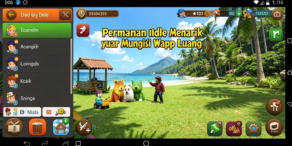 Tampilan gameplay D06 yang menarik dan interaktif.