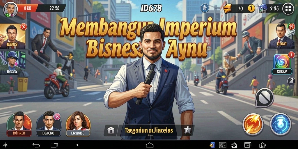 Gameplay seru membangun bisnis di ID678 dengan tantangan menarik.