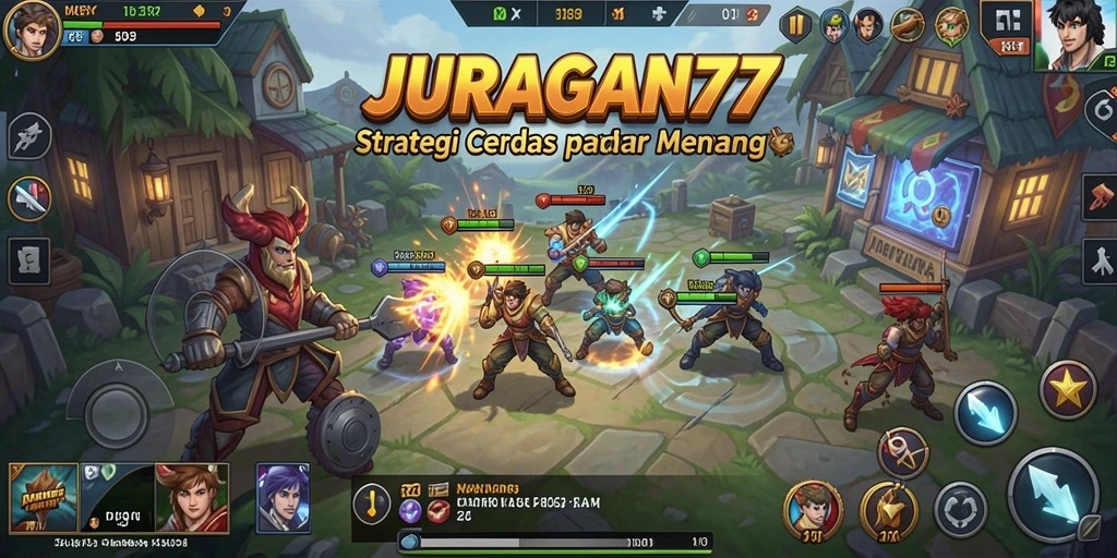 Screenshot menunjukkan aksi taktis dalam permainan Strategy.