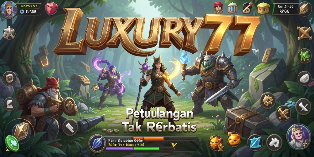 Gameplay seru di LUXURY777 yang menampilkan pertarungan epic.