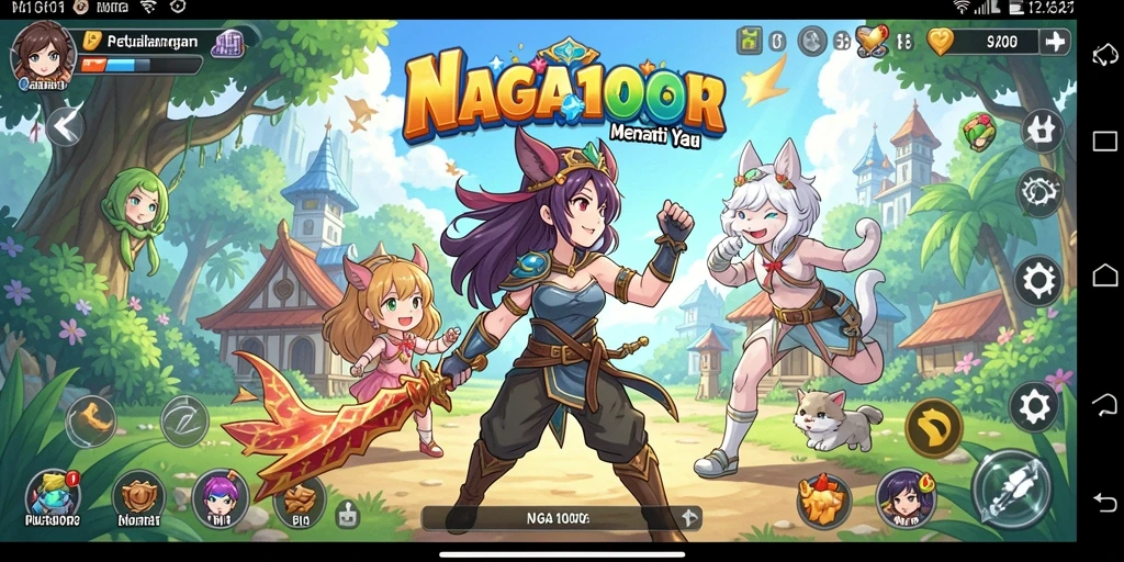 Gameplay menarik dari NAGA1001 di dunia Anime.