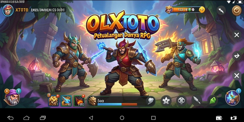 Gameplay OLXTOTO dengan grafis yang menawan dan pertarungan seru.