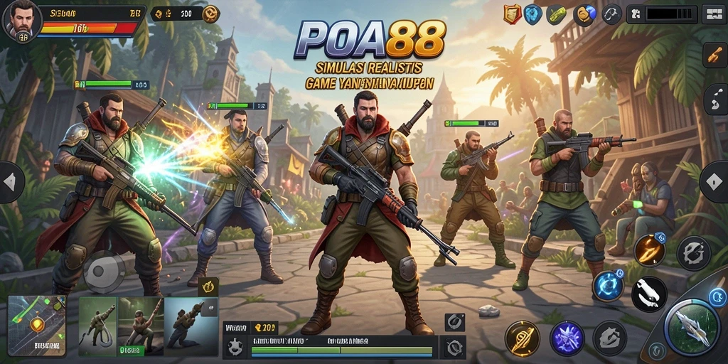 Tampilan menarik dari gameplay POA88 yang menunjukkan simulasi interaktif.