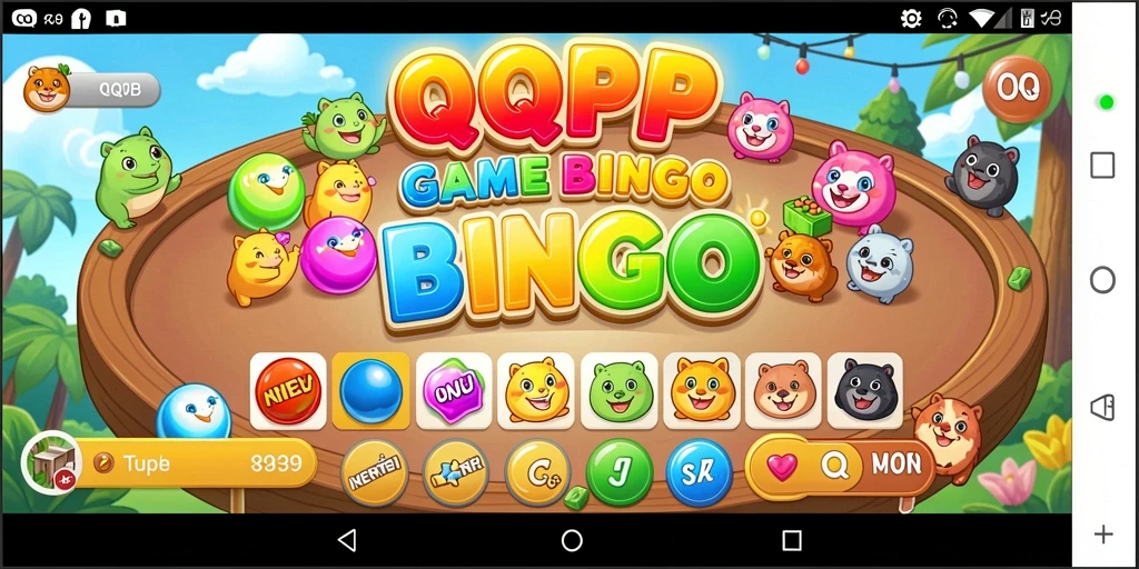 Screenshot gameplay QQRP yang menunjukkan keseruan permainan Bingo.