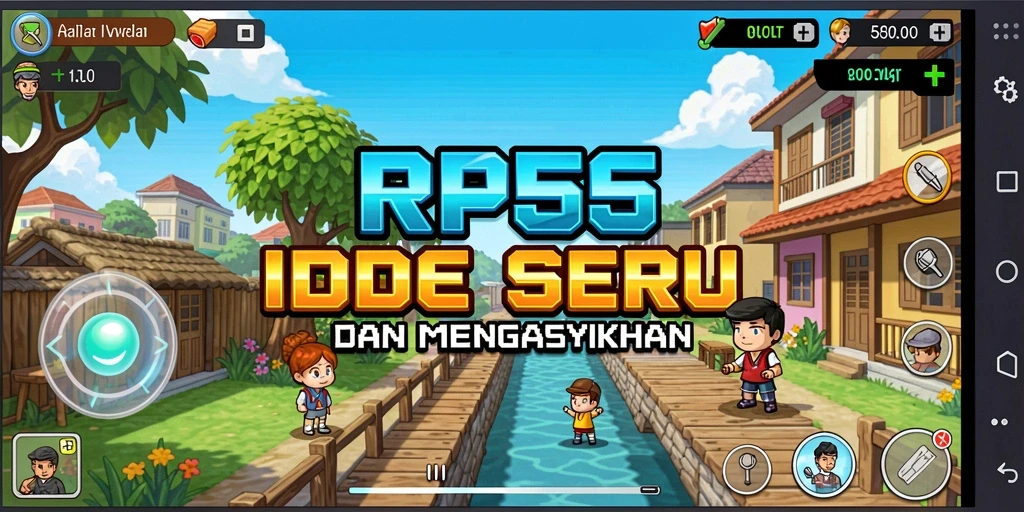 Tampilan menarik dalam gameplay Idle RP55 dengan beragam karakter.