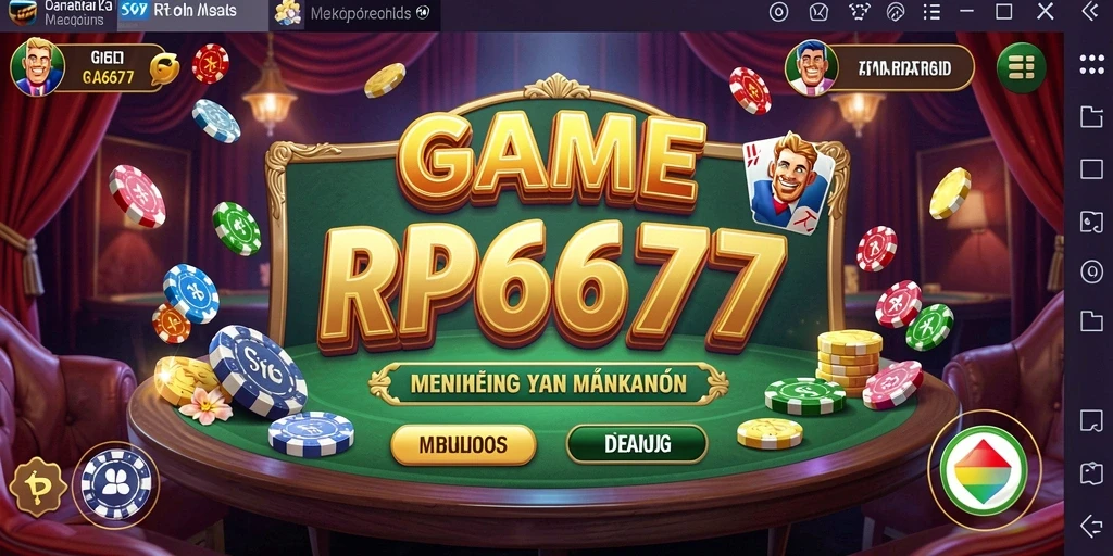 Tampilan gameplay menarik dari RP6677 dengan berbagai pilihan permainan kasino.