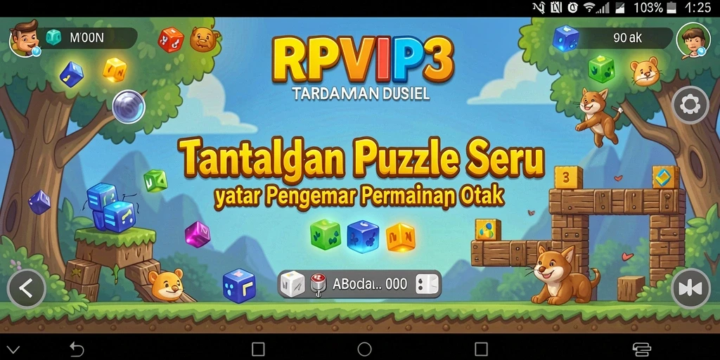 Tampilan gameplay RPVIP3 yang penuh tantangan dan menarik.