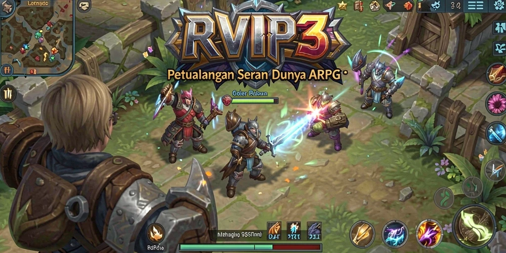 Gameplay seru RVIP3 yang penuh aksi dan petualangan.