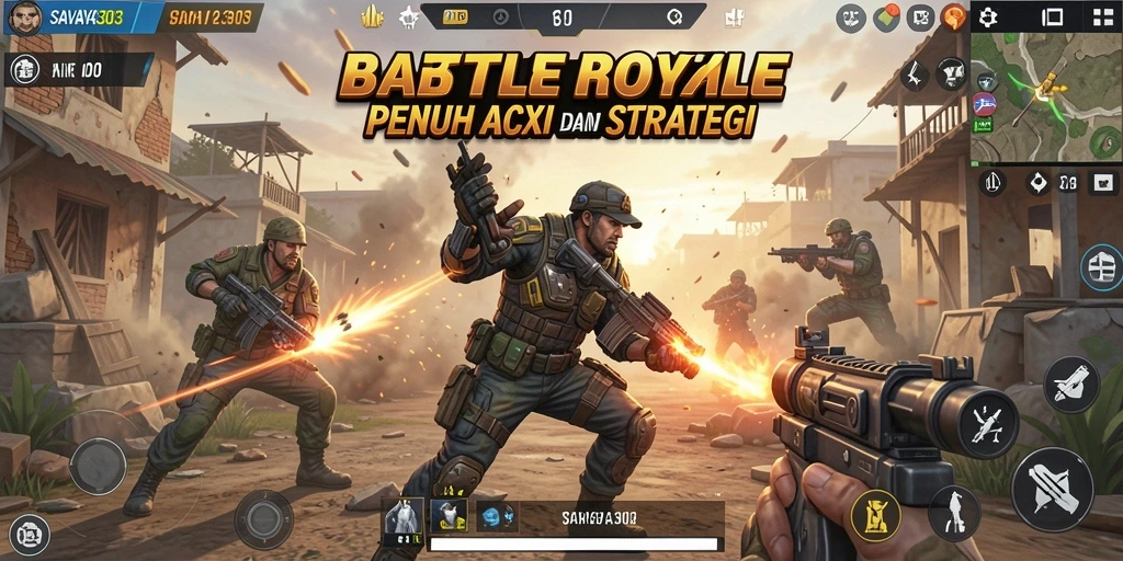 Tangkapan layar gameplay SAVAYA303 yang menampilkan aksi pertempuran seru.