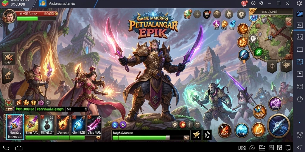 Tampilkan gameplay SOJU88 yang menegangkan dan penuh aksi.