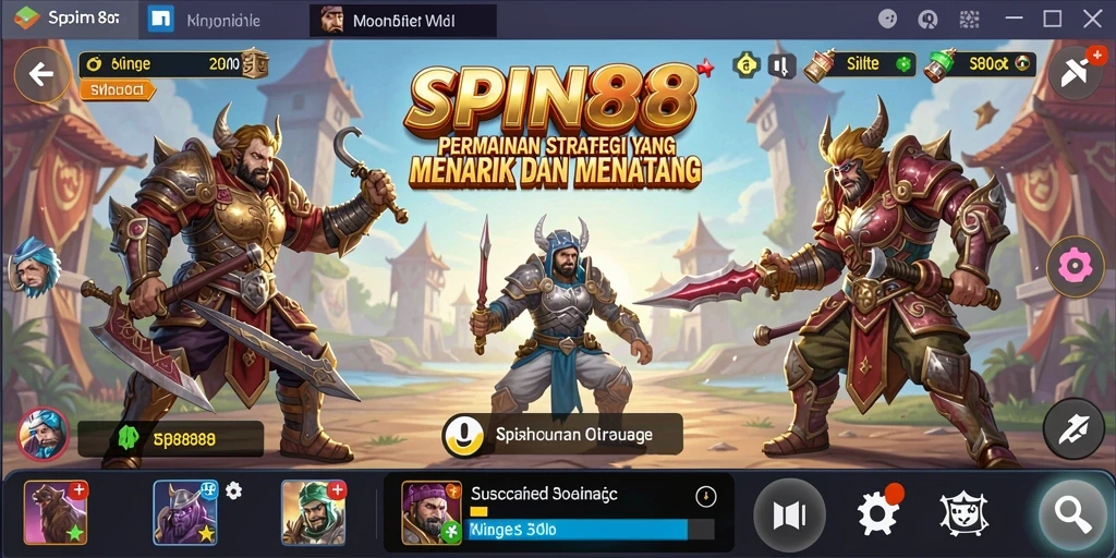 Tampilan gameplay SPIN88 yang penuh strategi dan ketegangan.
