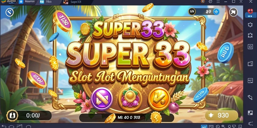 Tampilan menarik dari gameplay Slot SUPER33 yang mengasyikkan.