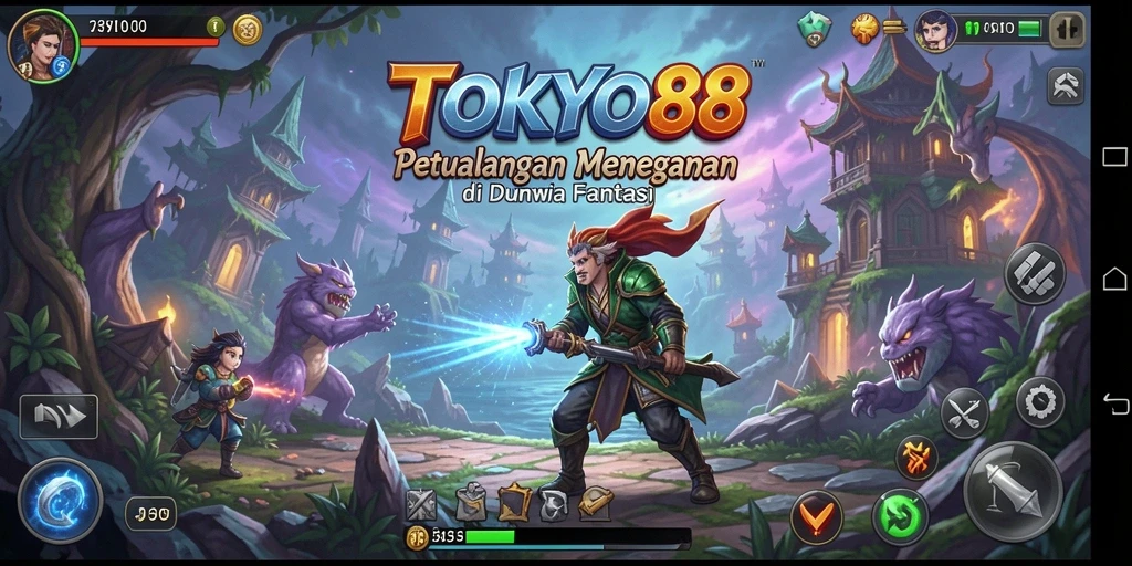 Tangkapan layar TOKYO88 menampilkan pemain yang menjelajahi dunia petualangan.